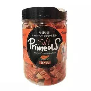프리미요 소프트 통간식 200g 4통 1타 연어큐브 반려견간식 애완견간식 (WA92361)
