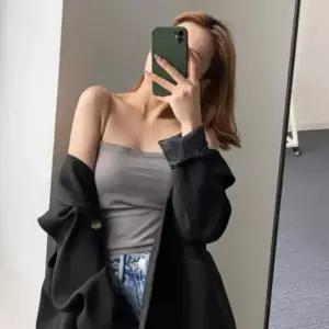 [하프클럽/]여성 여름 데일리 민소매 나시 베이직 스퀘어 끈나시
