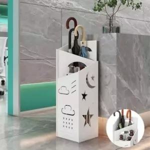 (색상 화이트)장우산 투블럭 우산꽂이 단우산 클라우드 디자인