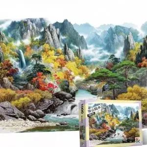 취미 활동 퍼즐 풍경 직소 1000피스