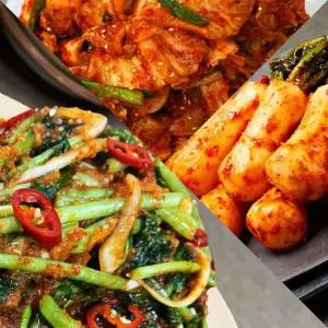 자연락 남도김치 대통령상수상 국내산 포기혼합김치세트 (맛김치2kg+총각2kg+열무2kg)