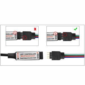 LED 스트립 RGB 컨트롤러 미니 3 24 44 키 USB 커넥터 IR 원격 제어 조광기 5050 2835 라이트 TV