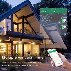 스마트 WiFi 보일러 스위치 20A/40A (온수기 및 에어컨용) - 투야 라이프 앱, 알렉사 구글 홈과 호환