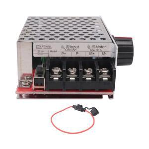 AT82-7-70V 30A PWM DC 전동 속도 컨트롤러 스위치 제어 12V 24V 36V 48V(30Amp 퓨즈 포함)