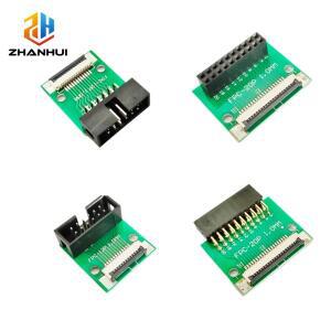 1Pc 1.0mm 피치 FFC FPC - 2.54mm DC3 헤더 어댑터 보드 6-30핀 SMT 스루홀 플랫 케이블 커넥터
