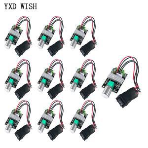 10개 전동 제어 6V 12V 24V 28V 3A 80W DC 속도 컨트롤러 PWM 조절 양방향 드라이버 스위치 역회전
