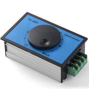 PWM 전동 속도 컨트롤러 레귤레이터  가변 가역 제어 전위차계 스위치  DC 10-60V 20A  12V 24V