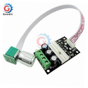 DC 12V 24V PWM 전동 속도 컨트롤러 조정 가능 가역 역방향 레귤레이터 모듈 확장 노브 스위치 제어 3A 80W