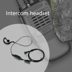 1핀 2.5mm 무전기 유선 이어폰 싱글 마이크 포함 라펠 클립 교체 부품 HYT TC310/TC320/TC1688용