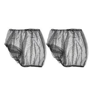 밀리스텐 2pcs 앵무새 새장 커버 메쉬 스커트와 에어리 네팅 핏 및 이스케이프 높이