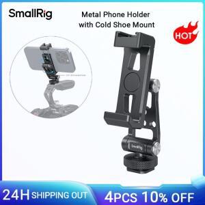 DJI호환 RS 3 Pro/ Mini 4Pro/RS 4 w 콜드 슈 4382용 마운트 휴대폰 지원이 포함된 SmallRig 금속