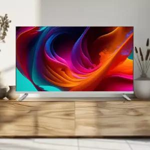 써밋티비 109cm(43인치) 구글 5.0 QLED 스마트 TV Q436ESW UHD 화이트 스탠드형 기사설치