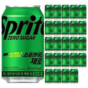 무설탕 스프라이트 제로 x 24캔 355ml