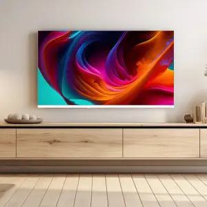 써밋티비 109cm(43인치) 구글 5.0 QLED 스마트 TV A436ESW UHD 화이트 벽걸이(상하좌우) 기사설치