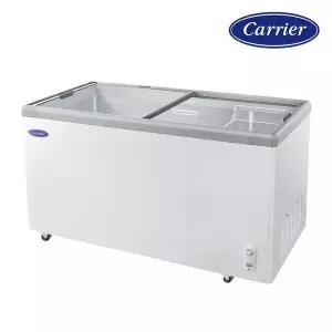 [캐리어씨알케이]캐리어 냉동고 423L 저소음 유리도어 CSDHD500WA 아이스크림 냉동식품