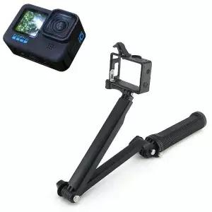 GOPRO10 호환 액션캠 3WAY 마운트 셀카봉 셀카 스틱 고프로10 (W97D20C)