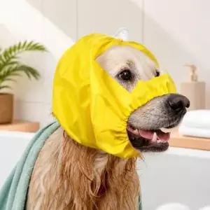 강아지 목욕 귀마개 방수 헤어캡 반려견 샤워 보호 모자 WFOGHV1