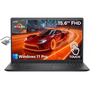 학생 및 비즈니스를 위한 Dell Inspiron 15.6인치 FHD 터치스크린 노트북, 8코어 Ryzen 7(비트 i7-12650H), 32GB RAM 1TB SSD, 긴 배터리 수명, 웹캠, 블루투스, HDMI, WiFi, Win 11 Pro w /GM 액세서리