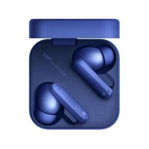 스마트 다이얼이 장착된 CMF 버즈 프로 2 무선 이어버드, 50dB 하이브리드 노이즈 캔슬링 이어버드 블루투스 5.3, 11mm 베이스(LDAC 포함), 6개의 고해상도 오디오 마이크, 43H 재생 시간, 고속 충전 케이스, 블루
