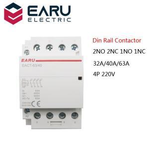 4P 32-63A AC 220V 50/60Hz Din 레일 가정용 모듈형 접촉기 스위치 컨트롤러 4NO 4NC 2NO 2NC 스마트 호환
