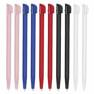 2DS 스타일러스, 닌텐도 2DS용 스타일러스 펜 10개, 펑왕리 플라스틱 터치 세트(5가지 색상 제공)
