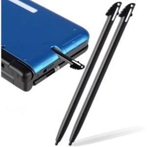 톨시 팩 블랙 스타일러스 LCD 터치스크린 펜 품질 내구성이 뛰어난 닌텐도 3DS XL / LL용 새 교체 부품 2개