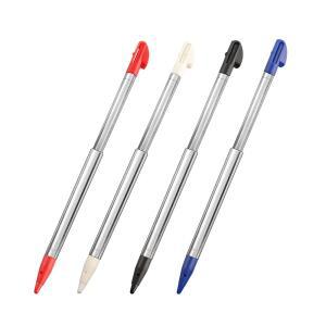 3DS XL 스타일러스 펜, 닌텐도 XL과 호환되는 금속 접이식 교체 스타일러스, 4in1 콤보 터치 스타일리 펜 세트 멀티 컬러 XL용