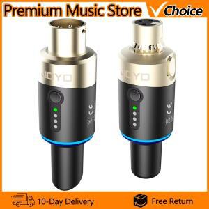 JOYO MW-1 무선 마이크 시스템 5.8GHz XLR 마이크 컨버터 무선 마이크 송신기 수신기 라이브 인터뷰/스튜디