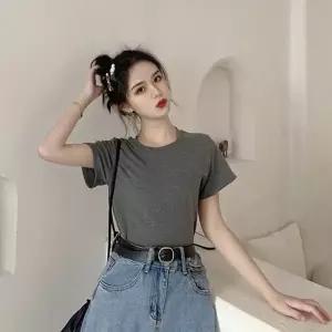 반팔티 루즈핏티셔츠 이너 4컬러 무지 박스티 여성 라운드 기본티셔츠 반팔