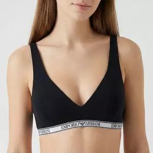 매장정품 EMPORIO ARMANI UNDERWEAR 엠포리오 아르마니 언더웨어 여성 글로시 나일론 리블 패드 브라렛 (08