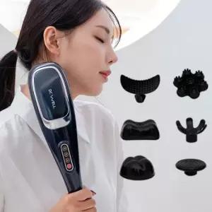 큐어 핸드 어깨 허리 복부 핸디형 가정용 유선 진동 마사지기 DR