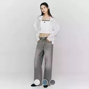 [지오다노] 415547 여 LW 와이드 쿨 데님
