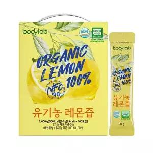 바디랩 유기농 100% 레몬즙 20g, 100포, 1박스