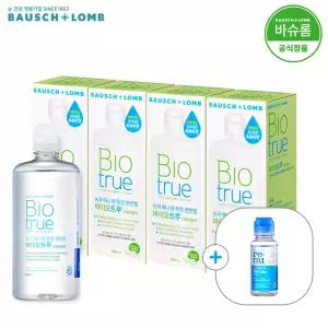 [공식] 바슈롬 바이오트루 렌즈세척액 500ml x4개 (+60ml)