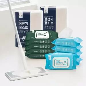 [홈앤미] 물걸레청소포 특대형 120매 외 정전기 청소포 밀대걸레 청소물티슈