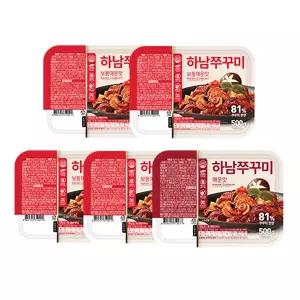 하남쭈꾸미 보통매운맛, 500g, 4개 + 매운맛, 500g, 1개