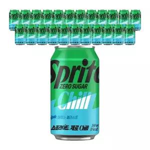 스프라이트 제로 Chill, 350ml, 24개