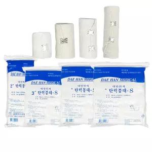 대한위재 탄력붕대-S 면사 2,3,4인치 12롤 압박붕대