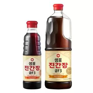 샘표 진간장 금F3 1.7L, 1개 + 500ml, 1개 기획
