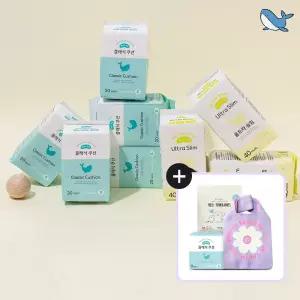 춤추는고래 팬티라이너, 날개형 롱 팬티라이너 모음전/최대 480매