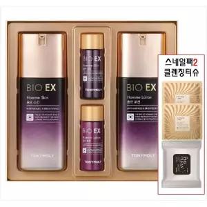 [롯데백화점]토니모리 바이오 이엑스 옴므 2종세트 (스네일팩 2매+클렌징티슈 )