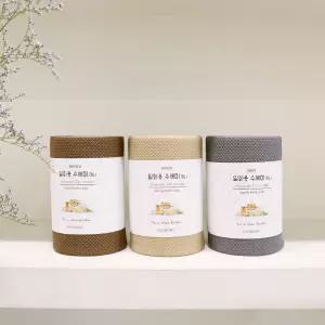 휴홈 일회용수세미 미니 60매x3롤(180매) 3color