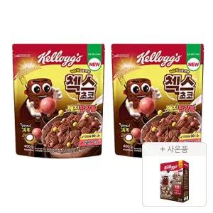 켈로그 첵스초코 매직팝핑볼 400g, 2개 + 증정(쿠키앤크림 120g, 1개)