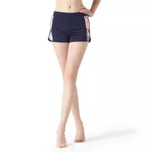 [하프클럽/베이직 엘르] 여성인 플라워 배색 래쉬팬츠 비치반바지 BEL-S202N