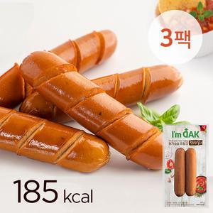 [소비기한 26.08.21] 프랑크 멕시칸살사 소시지 120g 3팩