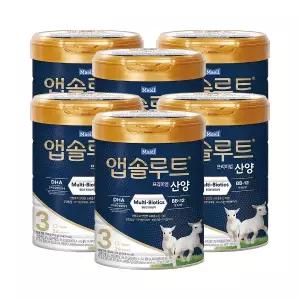 [매일] 앱솔루트 산양 분유 3단계 750g 6캔