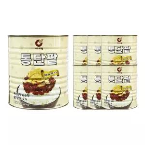 스위트웰 통단팥 한박스 (3kg x 6ea)/ 빙수팥 빙수재료