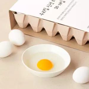 우리집 신선 하얀계란 30구 (대란, 1560g)