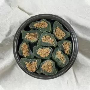 전라도 영광 모시 생 송편 1kg 냉동 (깨 25개입)