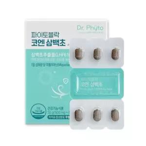 닥터파이토 파이토블락 코엔 삼백초 500mg 60정 1개